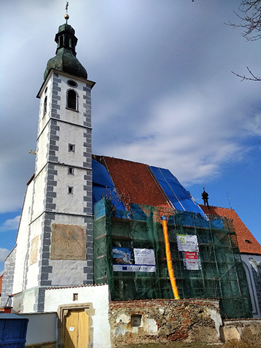 Kostel v rekonstrukci